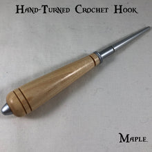 Natural Wood Hand-Turned Crochet Hook